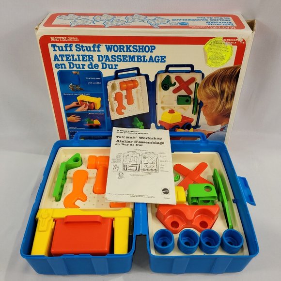 Tuff Stuff Workshop Vintage 1978 Toy Tool Set by Mattel Preschool - Picture 1 of 2